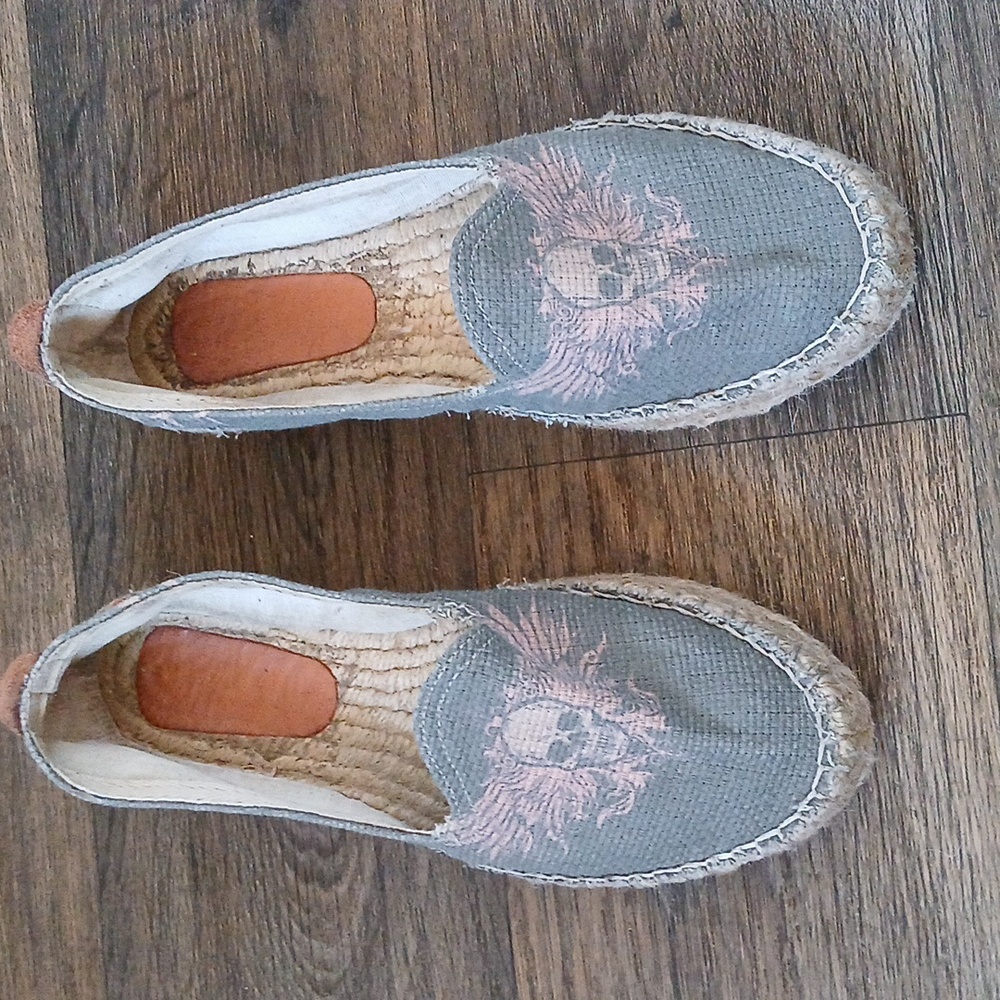 Skull Print Espadrilles.